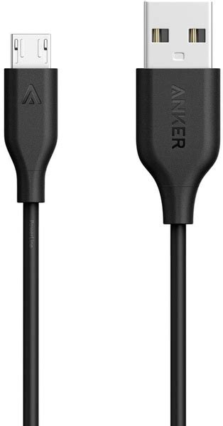 Кабель microUSB, USB 2.0 Anker PowerLine USB to Micro USB 3 метра ...