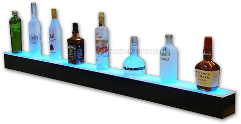 Vevor Led Lighted Liquor Bottle Display Shelf Inch Led Bar Shelves