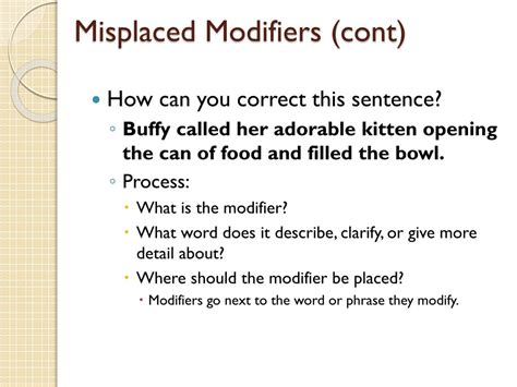 Ppt Misplaced And Dangling Modifiers Powerpoint Presentation Free Download Id2320479