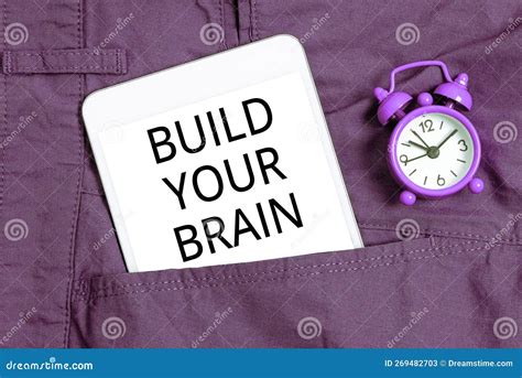 Handwriting Text Build Your Brain Word Written On Mental Activities To