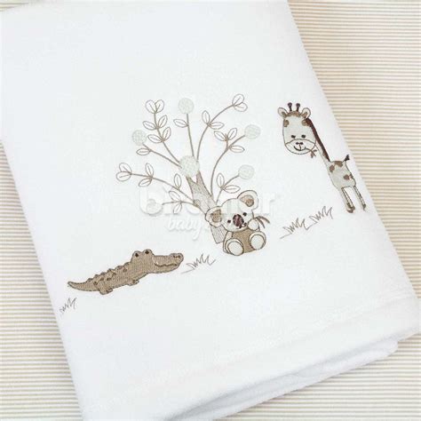 Cobertor Soft para Bebê Savanah Nude Baby Enxoval Enxovais para Bebês