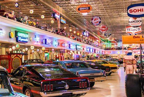 Inside Ron Prattes Surreal Private Car Museum Man Garage Luxury