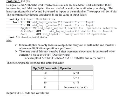 Please Write Vhdl Code Please Provide Me A Code