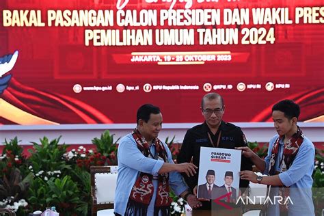 Kpu Ri Terima Berkas Pendaftaran Prabowo Gibran Antara News