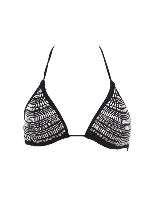 TRENDYOLMİLLA Siyah Trok Baskılı Bikini Üstü TBESS CH Fiyatı Yorumları Trendyolmilla