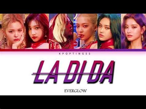 Everglow La Di Da Color Coded Lyrics Youtube