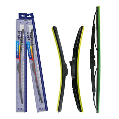 Auto Parts Front Windshield Wipers Blades Flat Soft Boneless Frame Universal Wipers China Auto