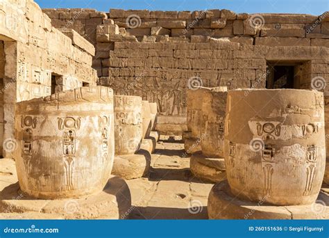 Medinet Habu Temple In Luxor Stock Photo Image Of Architecture