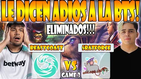 BEASTCOAST VS 5RATFORCESTAFF BO3 GAME 3 ELIMINACIÓN K1 HECTOR VS MOOZ