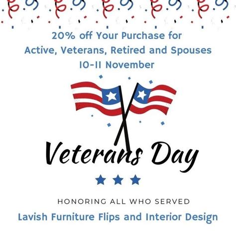 Nov 11 Veterans Day Sale Friday Saturday Lutherville MD Patch