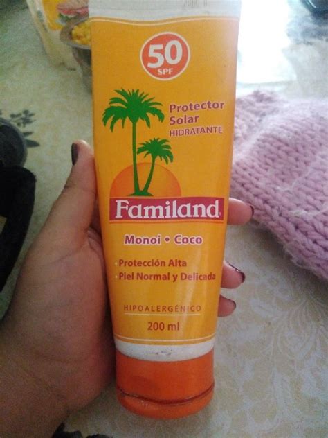 Familand Protector Solar Hidratante Spf Ml Inci Beauty