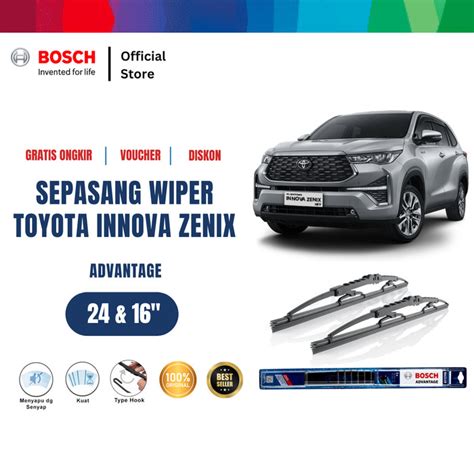 Promo Bosch Wiper Mobil Toyota Kijang Innova Zenix Advantage