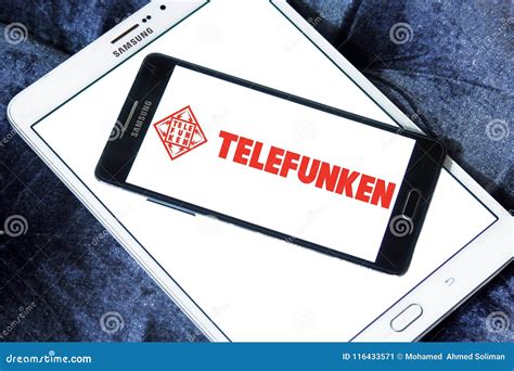 Telefunken company logo editorial photo. Image of company - 116433571