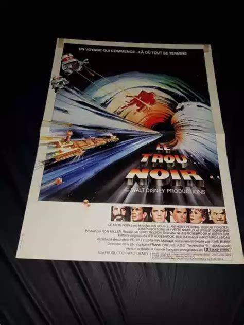 Affiche De Cin Ma D Poque Du Film Le Trou Noir X Cm Eur