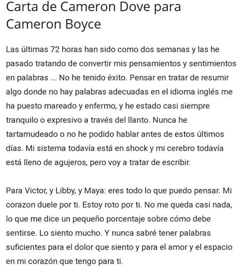 Carta Emotiva De Dove Cameron A Cameron Boyce Una Despedida