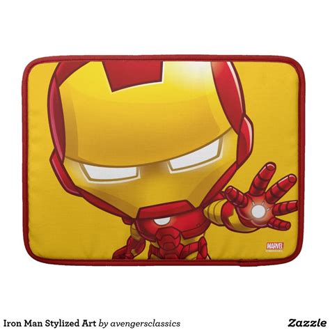 Iron Man Stylized Art Macbook Pro Sleeve Iron Man Macbook Pro Sleeve Stylized