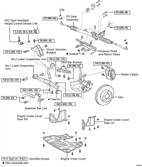 Front Suspension Torque Specs Rear Lower Control Arm Tie Rods