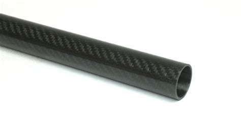 Carbon Fiber Roll Wrapped Twill Tube Id X Gloss Finish