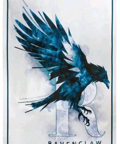 Harry Potter Ravenclaw Watercolour Satin Banner Gamesfever