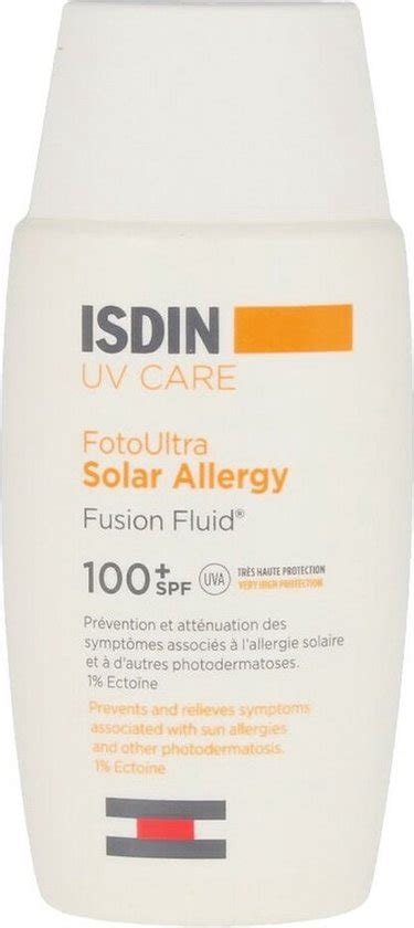 Anti Allergie Zonbeschermer Foto Ultra Isdin SPF 100 50 Ml Bol