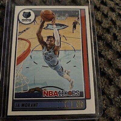 Nba Hoops Ja Morant Memphis Grizzlies Base Card Ebay