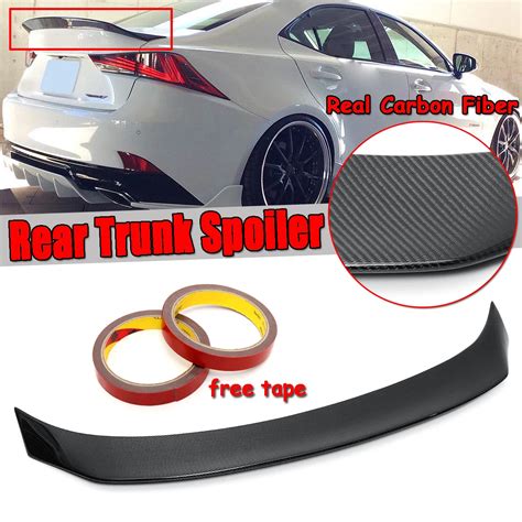 Buy High Quality Real Carbon Fiber Trunk Spoiler Wing For Lexus Is200t Is250