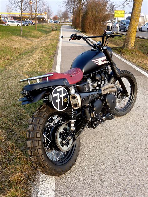 Details Zum Custom Bike Triumph Scrambler Des H Ndlers Triumph Stuttgart