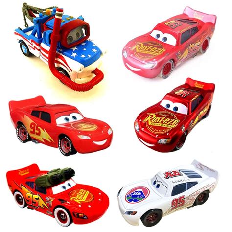 Pixar Cars Rel Mpago Mcqueen Mergulho Mater S Rie Carro Modelo