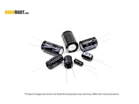 Buy 1 UF 400v Electrolytic Through Hole Capacitor Pack Of 5 Online At