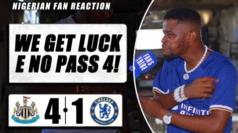 Newcastle Chelsea Dani Nigerian Fan Reaction Premier League