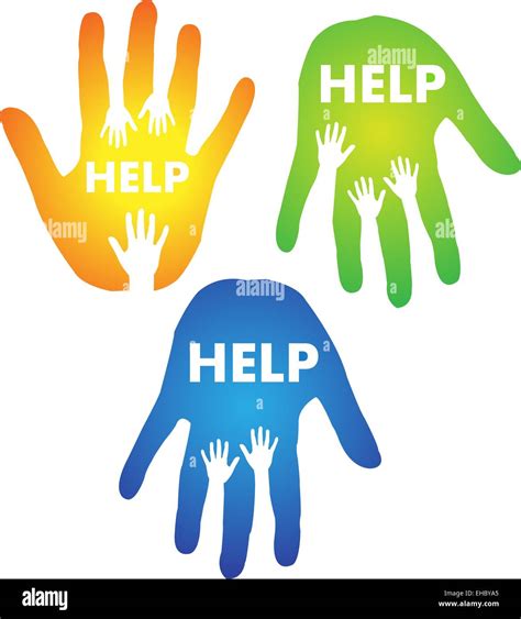 Helping Hands Vector Clipart Free