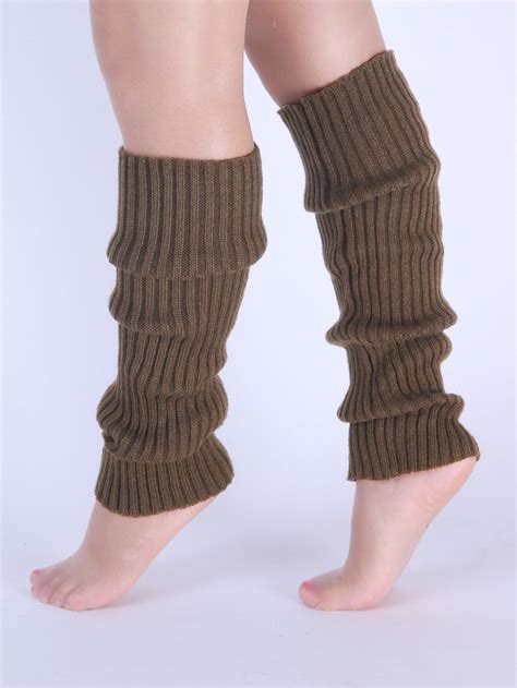 Solid Knit Leg Warmers Gray Leg Warmers Leg Warmers Knit Leg Warmers