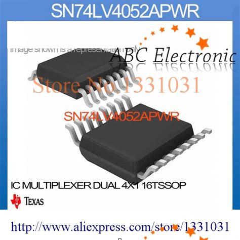 SN74LV4052APWR IC MULTIPLEXER DUAL 4X1 16TSSOP SN74LV4052APWR 4052