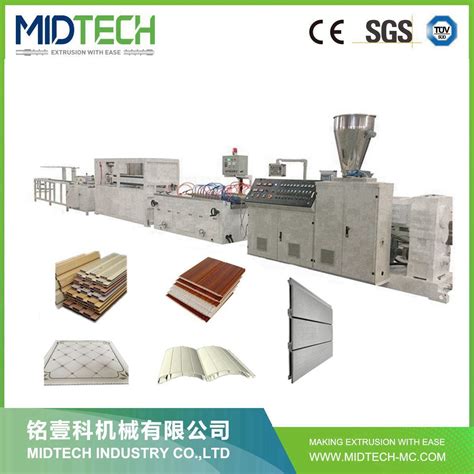 Pvc Roof Plastic Door Making Machine Wpc Window Frame Profile Machinery