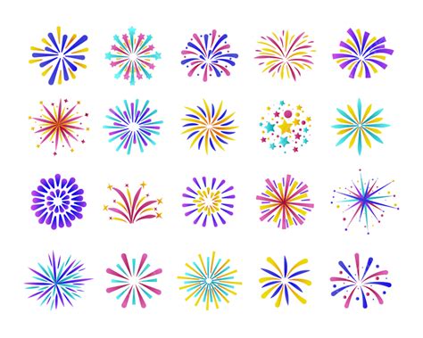 Fireworks Explosion Cartoon Party Celebration Party Clipart Celebration Clipart Cartoon