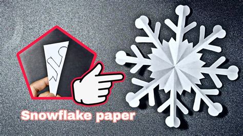 How To Cut Snowflakes For Christmas Day Youtube