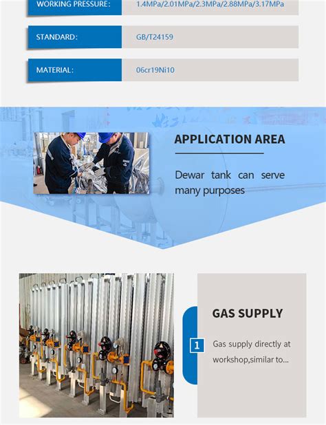 Supply Horizontal Type Cryogenic YA 450L Liquid Nitrogen Dewar