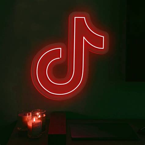 Tiktok Logo Led Neon Sign