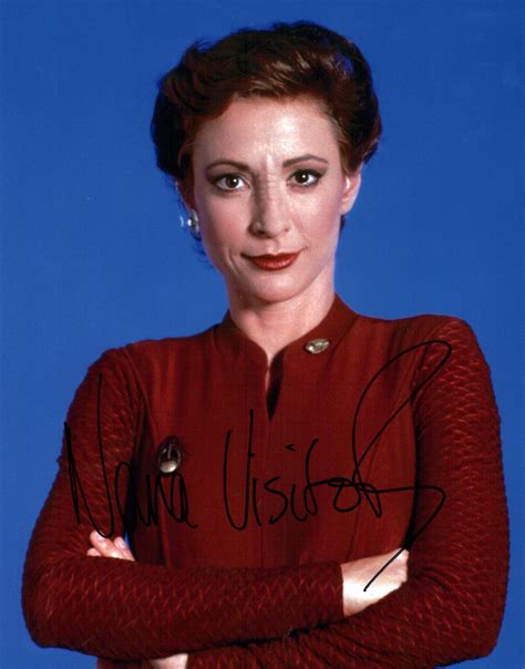 Nana Visitor Star Trek Ds9 11x14 Signed Photo Poster Jsa Certified Au