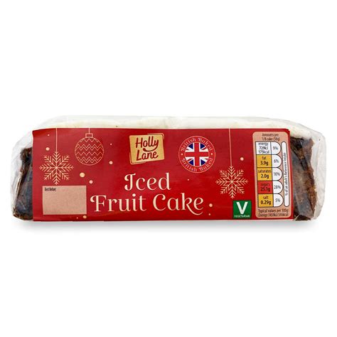 Iced Fruit Cake 400g Holly Lane Aldi Ie