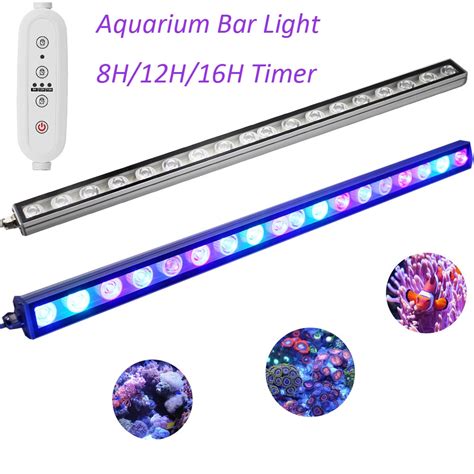 IP65 Impermeabile LED Aquarium Bar Light 25W 35W 45W Blu Plus Color