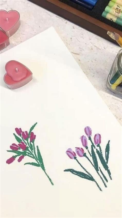 28 Best Oil Pastel Art Easy Flowers to draw today | Flower drawing ...