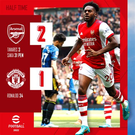 Hasil Arsenal Vs Manchester United The Gunners Unggul Atas Setan