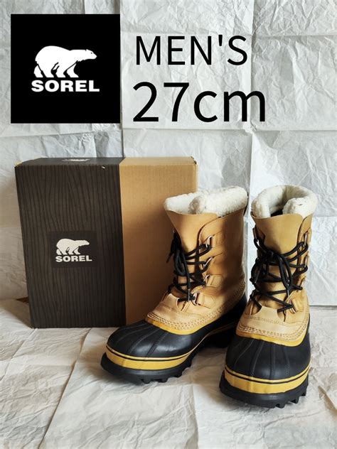 Yahooオークション Sorel Caribou Mens ソレル カリブー メンズ ス