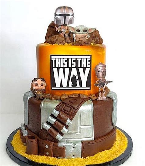 Mandalorian Cakes Star Wars Themed Delicious Treats