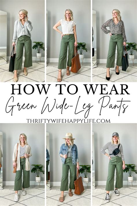 How To Wear Olive Green Pants From Work To Weekend Thrifty Wife Happy Life Olive Green