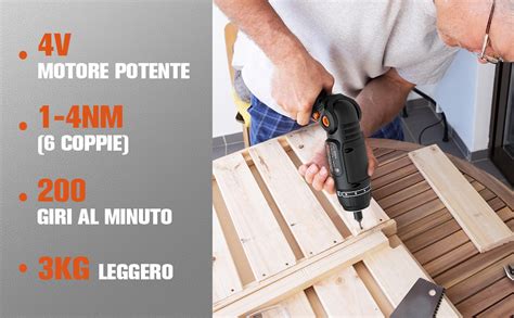 DOVAMAN DES01A 4V Avvitatore A Batteria Cacciavite Elettrico Con 31