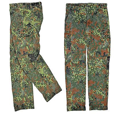 Original German Army Pants Bundeswehr Camo Flecktarn New Size Xxxl