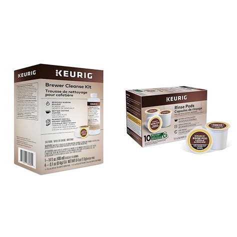 Keurig Brewer Cleanse Kit 5 Count And Pods Reduces Flavor Carry Over