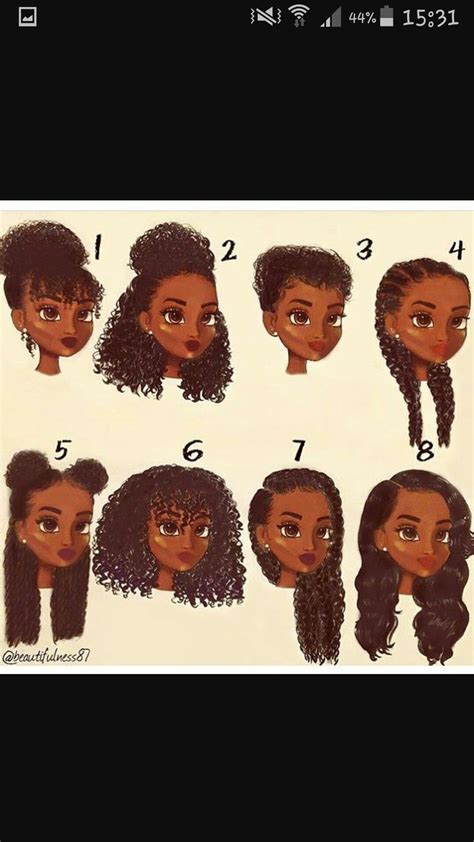 Black Hairstyles Cartoon Pin By Sunny Morrow On Rawsueshii Designs